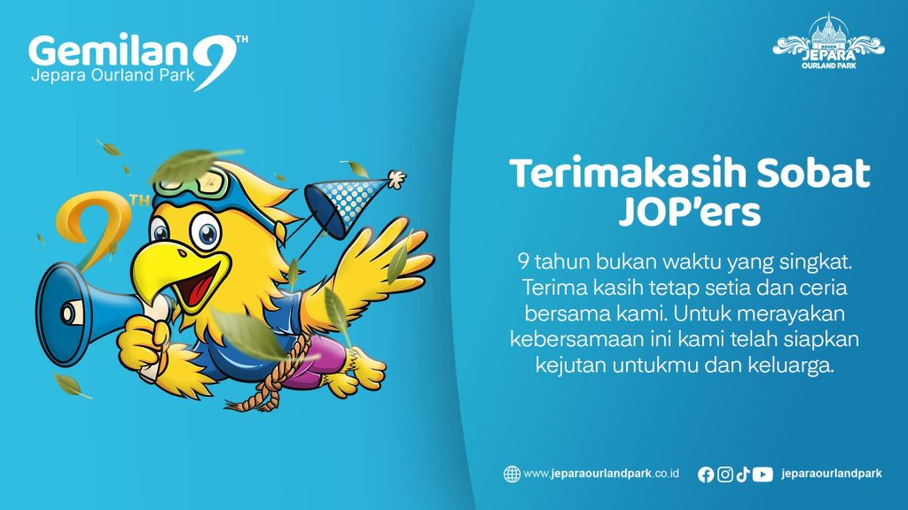 Gemilan9 Jepara Ourland Park - JOP Anniversary