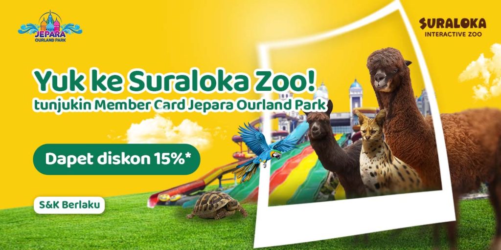 Jepara Ourland Park Member Card x Suraloka Zoo