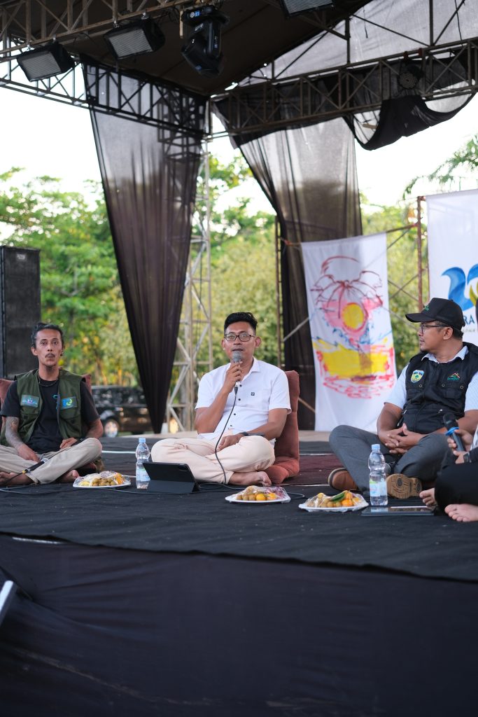 Andrian W, salah manager Jepara Ourland Park di dalam Perayaan 1 Dekade Jepara Ourland Park